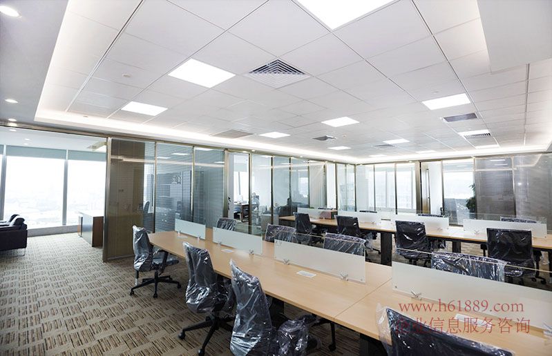 京基濱河時代大廈(京基濱河時代廣場)下沙地鐵站9號線B出口 海景寫字樓 出租 裝修圖片